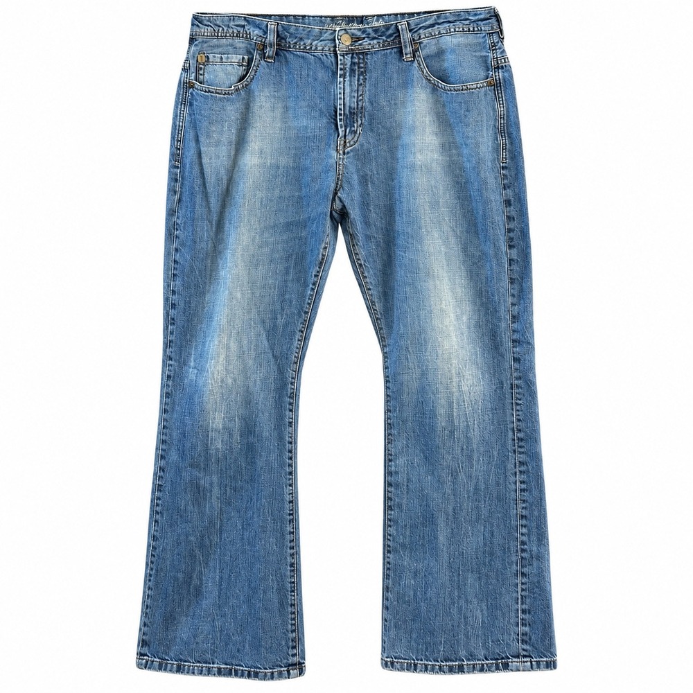 Buffalo David Bitton Kenneth Men's Jeans 40x32 Slim Bootcut Medium Wash Denim